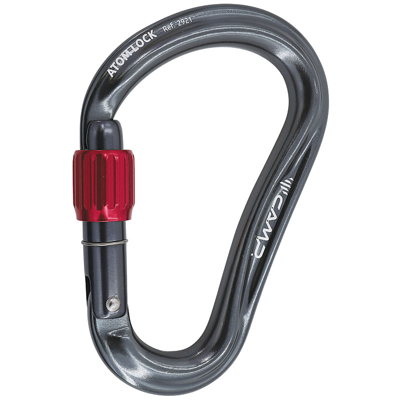 CAMP Atom Lock gunmetal karabiner